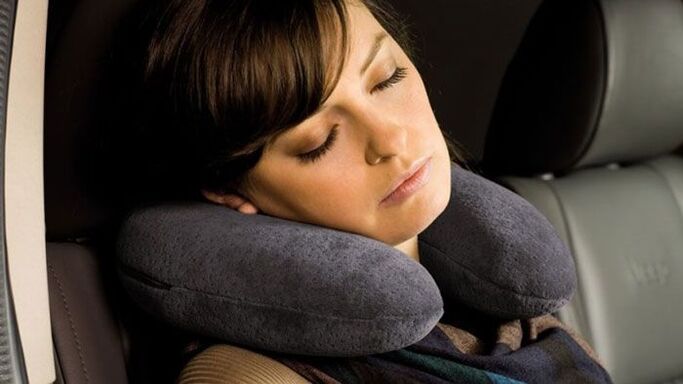 support pillows for the prevention of neck osteochondrosis