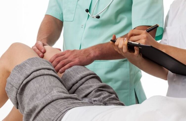 Diagnosis of the knee joint
